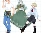 TRPG・ゲーム・配信などの立ち絵を制作します ゲーム・動画・配信・IRIAM・TRPG等で使用できる立ち絵 イメージ6