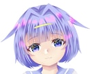 ゆるかわ×透明感！オリジナルSNSアイコン描きます SNS・配信で使えるキラキラ瞳のかわいいアイコンを制作します イメージ2