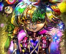 モノトーン系の1枚絵・人物描きます アニメ系のかわいい絵も描きます! イメージ7