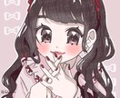 格安で可愛い女の子描きます きゅるんとした可愛いおめめのオリキャラちゃんをアイコンに！ イメージ4