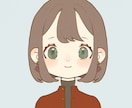 ブログ用の表情豊かなやさしいアイコンお描きします ５ポーズセットのカスタム可能なオリジナルアイコンです イメージ5