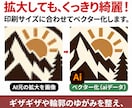 1,000円〜|粗い画像を整え、使えるようにします AI生成画像やロゴをトレース・ベクター化します。 イメージ2