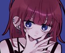 可愛いイラスト制作いたします 個性的で目を惹く！可愛くて少し仄暗いイラストを描きます！ イメージ3