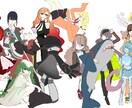 TRPG特化！差分付き立ち絵制作します 差分付き立ち絵が欲しい貴方へ、戦闘差分も◎ イメージ1