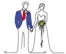 ペーパーアイテムに利用できるイラスト作成します 結婚式等で使えるオーダーメイドのイラスト作ってみませんか？ イメージ3