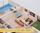 インテリア建築模型の添景（家具・植栽）を制作します お客様のイメージに合った家具をミニチュアサイズで再現します。 イメージ2