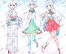 イラスト作成いたします 立ち絵・1枚絵・ファンアート・マスコット・素材 イメージ4