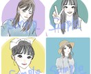 淡くやわらかいイラストSNSアイコンを描きます 似顔絵やイメージイラストを描きます。記念やプレゼントにも！ イメージ2