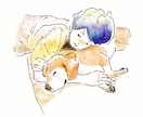 柔らかいタッチのアイコン・イラスト依頼承ります 透明水彩のタッチがお好きな方へ イメージ8