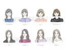 アドバイザーさん向け顔タイプ診断イラスト販売します SNSや資料作成などにご利用いただけます！印刷＆WEB対応 イメージ6