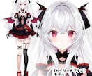 ハイクオリティなlive2Dモデルを制作します 企業クオリティなキャラデザ～モデリングまで対応します イメージ3