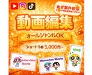 1本5,000円〜オールジャンル動画編集します 急ぎ案件歓迎!! お気軽にご相談ください!! イメージ1