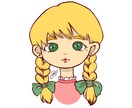 あなただけのポップなキメラ女子アイコン描きます マンネリ化したアイコンに革命を！ イメージ9