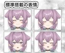 一括制作！男性・女性VTuberモデル制作します 全行程制作、低価格、一部著作権譲渡、男女、ケモノOK イメージ3