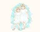 商用◎ふんわり絵本のような似顔絵アイコンを描きます お写真、イメージを元にアイコンを描きます！商用利用可能です！ イメージ5