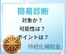 小規模事業者持続化補助金が使えるか診断します 中小企業診断士があなたの事業が対象か簡単チェック イメージ1