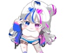 可愛いミニキャラ制作いたします Vライバー、Vtuber向け、商用利用OK イメージ3