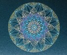 貴方専用《魂の似顔絵》曼荼羅アートをお届けします ◇唯一無二のあなただけの曼荼羅アート◇ イメージ3