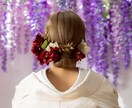 花嫁専用ドレスに似合う髪型や髪色をご提案致します 卒花しました現役美容師が全力でお手伝いさせて頂きます！ イメージ3