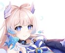 雰囲気にあったかわいい女の子を描きます TwitterやSNSのアイコン、あなたの希望をイラストに！ イメージ2