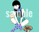 お洒落なイラスト、アイコン描きます アイコンやイラストを描きます！お任せデザインも大歓迎です！ イメージ4