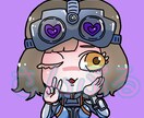 ポップで可愛い似顔絵アイコン描きます SNSアイコンや動画内イラストとしていかがですか？ イメージ5