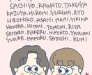 オリジナルのミニキャラ結婚証明書をつくります ポップでカワイイミニキャラの結婚証明書を1から作成します！ イメージ5