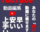 YouTube用の動画編集承ります 一緒に動画を育てていきましょう イメージ1