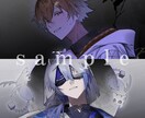 クール系の一枚絵 制作いたします SNSアイコンや動画のサムネ、立ち絵にお使いいただけます イメージ1