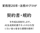 法務歴20年のプロが契約書・規約の作成添削をします 2005年に開業したベテラン行政書士が直接サポートいたします イメージ1