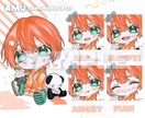 もちもち可愛らしいSDキャラお描きします 【修正無制限】SNSアイコンや、グッズ作成等に！ イメージ3