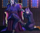 お好みの夢絵、カプ絵描きます 男主女主問わず描きます！ブロマンス、ロマンシスも大歓迎です！ イメージ4