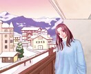 写真からイラストにします 思い出の写真を元に、鮮やかな印象のイラストに仕上げます！ イメージ5