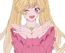かわいくてカラフルな女の子のイラスト描きます アイコン、YouTubeのイラストなどを必要とする方に イメージ2