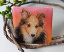 あなたのペットの写真から絵を描きます ペットの絵をプラバンに描きレジンでツヤツヤの作品にします イメージ3