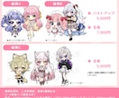 商用利用料込！可愛いミニキャラお描きします 商用利用料、二次利用料、表情3種込みの料金です イメージ2