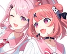 絵柄合わせ可、イラスト全般描きます リメイク、添削など幅広くお受けします！ イメージ1