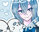 厚塗り風で可愛いアイコン描きます 他サイト実績10件以上！可愛い女の子を描くのが得意です!！ イメージ1