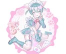 イラストの制作を行います ダークから可愛い作品まで幅広く制作します！ イメージ3