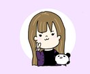 アイコン作成します 可愛い似顔絵もしくは固定キャラのアイコン作成します♡ イメージ3