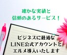 LINE構築とエルメ導入いたします 売上アップを目指す貴方にプロ集団がビジネスを徹底サポート イメージ1