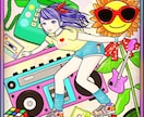 アイコン用や似顔絵などオリジナルイラスト描きます SNS用のアイコンや似顔絵などを迅速に描きます。 イメージ4