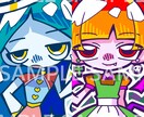 目を引く！ポップなデフォルメアイコン描きます カラフルでSNSアイコンに映えます！ イメージ8