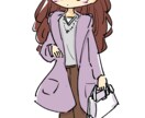 ゆるくてかわいい絵柄の女の子のイラストを描きます ポップでかわいい絵柄かつ、オリジナリティや個性を重視する方へ イメージ2