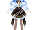 サービス開始記念！格安で一括製作します 2名様限定でキャラデザ〜モデリング等一括製作します。 イメージ2