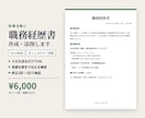 伝わる職務経歴書を作成・ブラッシュアップします 転職活動に|経歴を強みに変える構成|Word納品 イメージ1