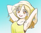 ふんわり可愛い女の子の1枚絵、イラスト描きます ふんわり可愛いオリジナリティある絵で癒しを求めている方に イメージ2