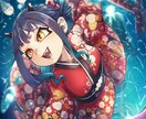 イラスト作成承ります 線画が好きです。動きのある絵をよく描きます！ イメージ2