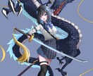 立ち絵、一枚絵を好み通りに描きます 細かい指定にも対応します。納品最短５日！ イメージ2
