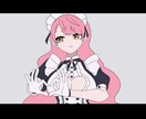 ボカロ、歌ってみた等のMV用のイラスト制作します オリジナルキャラクターで本家様のパロディイラストも制作可能 イメージ4
